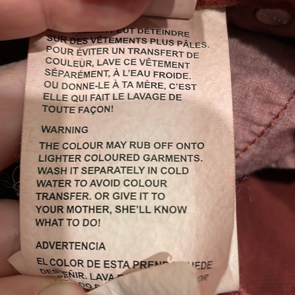 Garage, rusty red, booty shorts - Picture 9 of 10